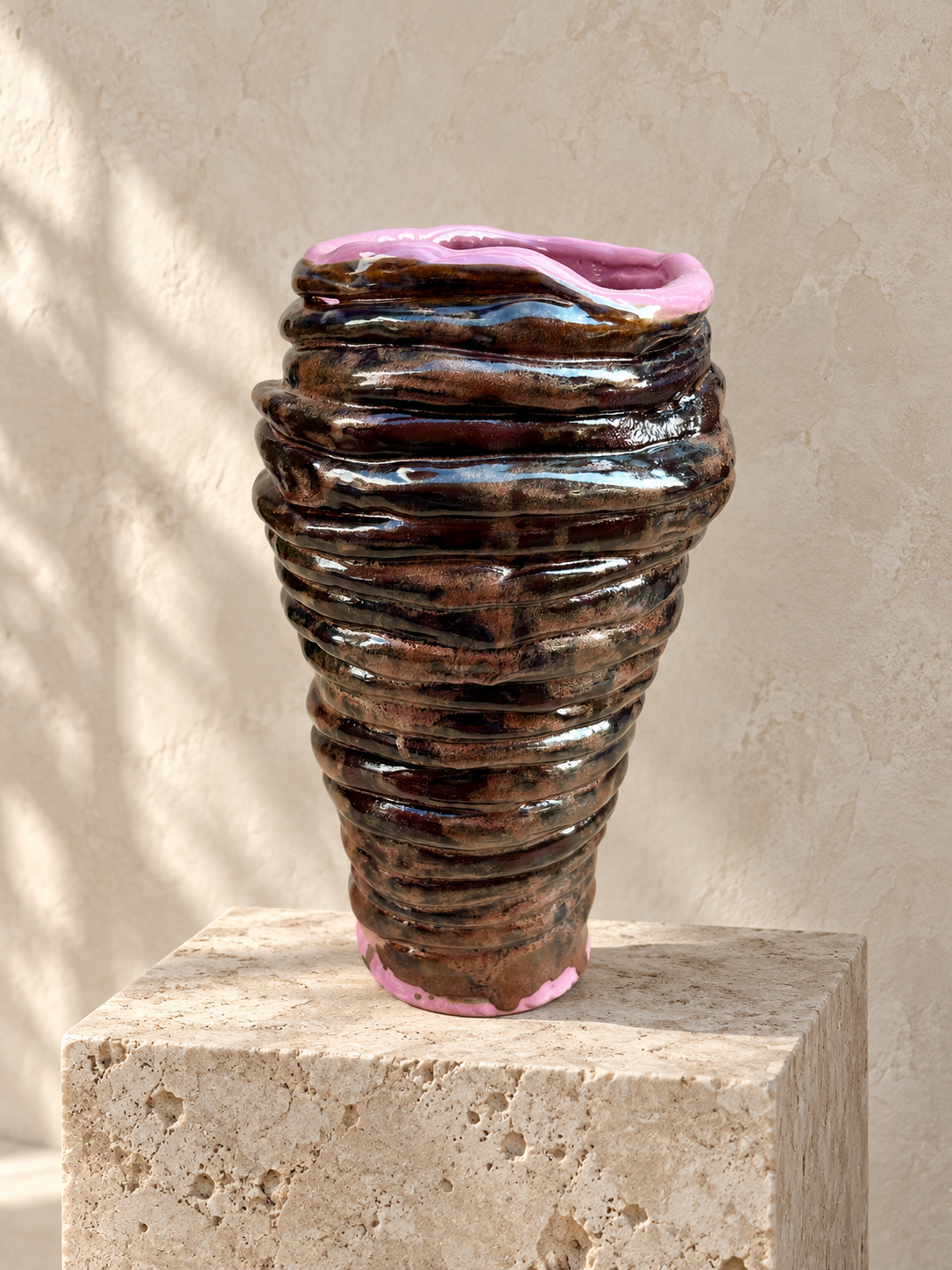 Vaso TERRA Rosa | pezzo unico