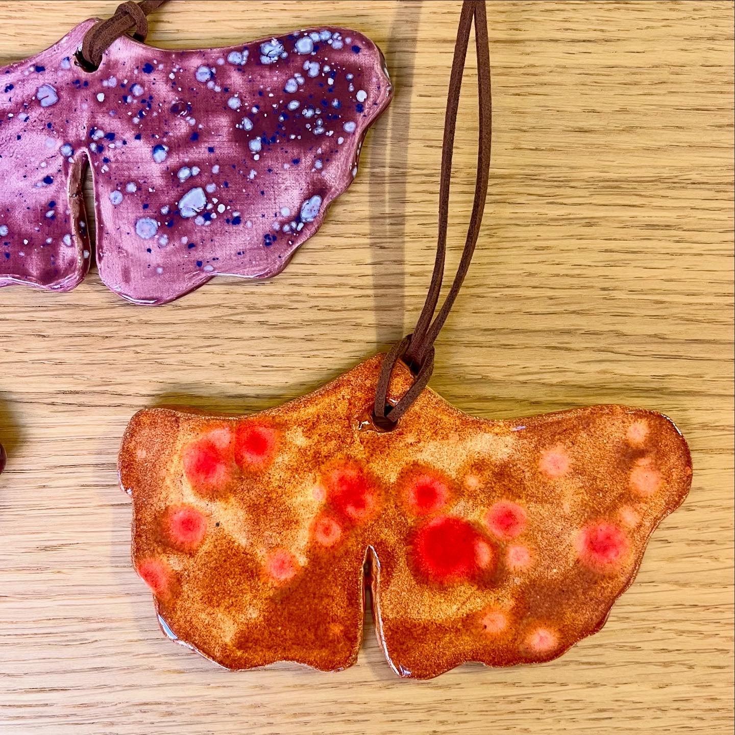 Collana con ciondolo FOGLIA di GINKGO