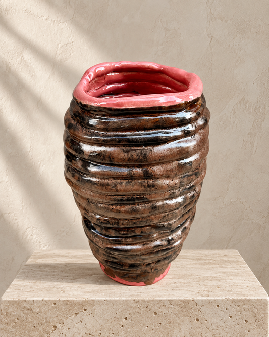 Vaso TERRA Corallo | pezzo unico