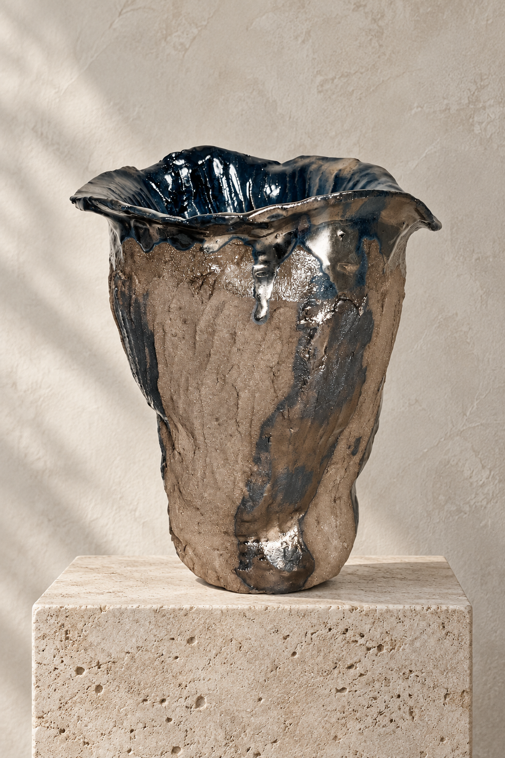 Vaso alto PAPER MOON | pezzo unico