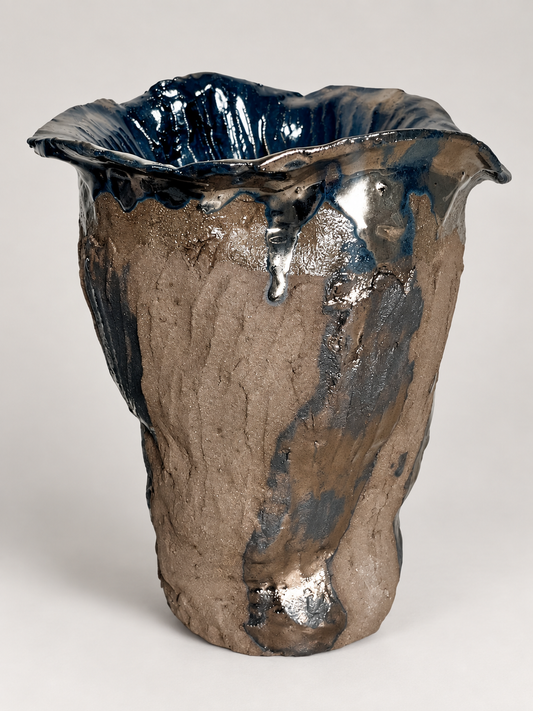 Vaso alto PAPER MOON | pezzo unico