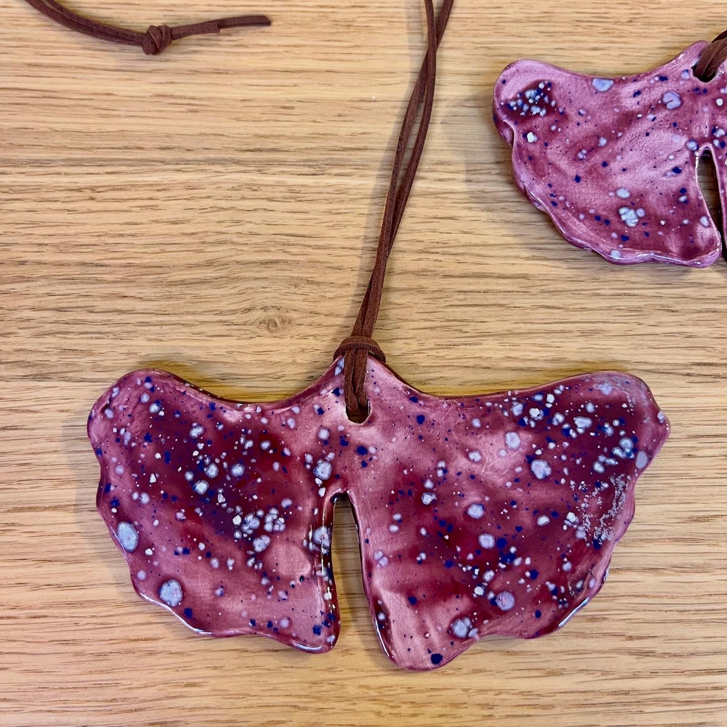 Collana con ciondolo FOGLIA di GINKGO