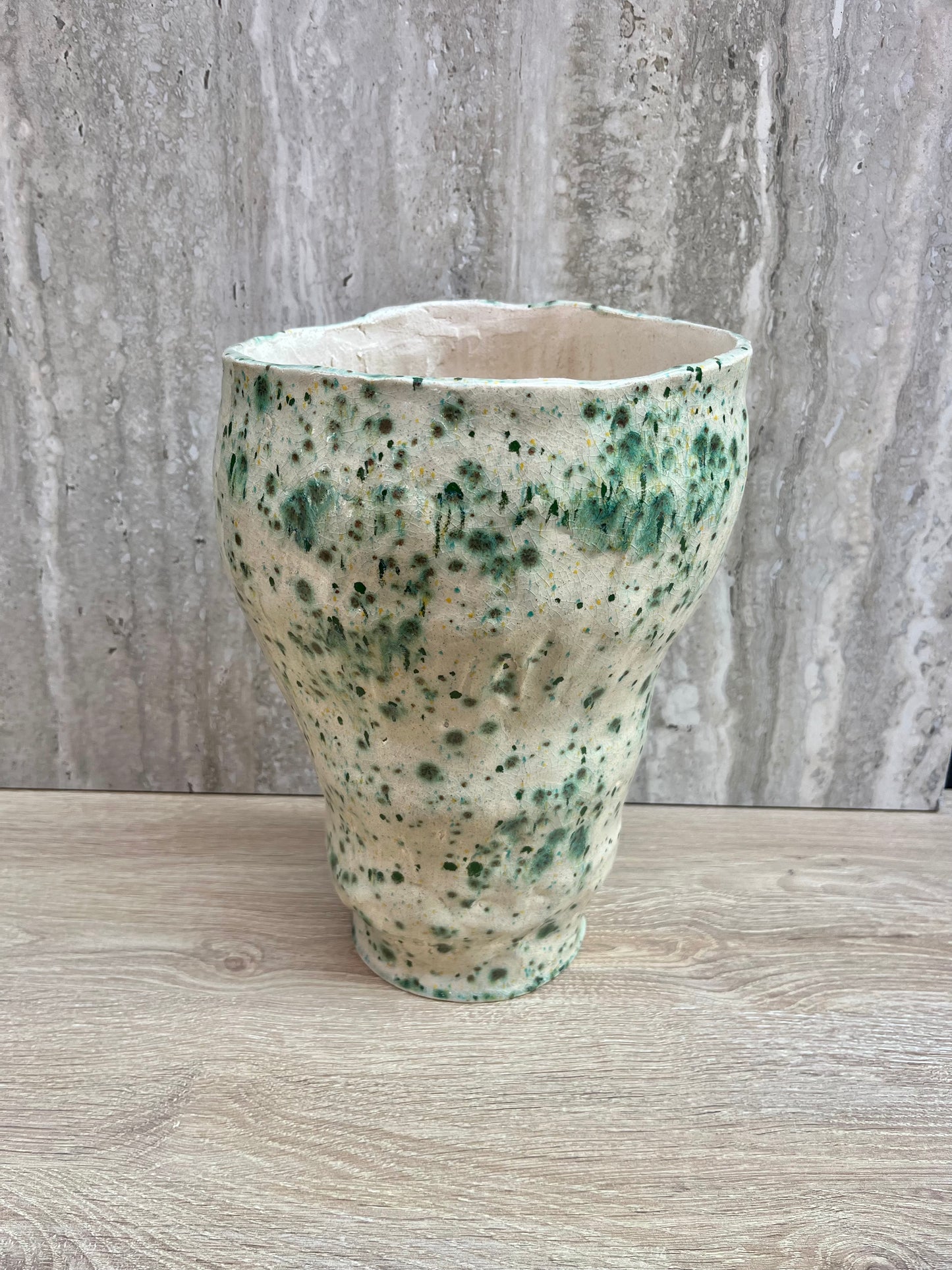 Vaso alto ELEMENTS | pezzo unico bianco