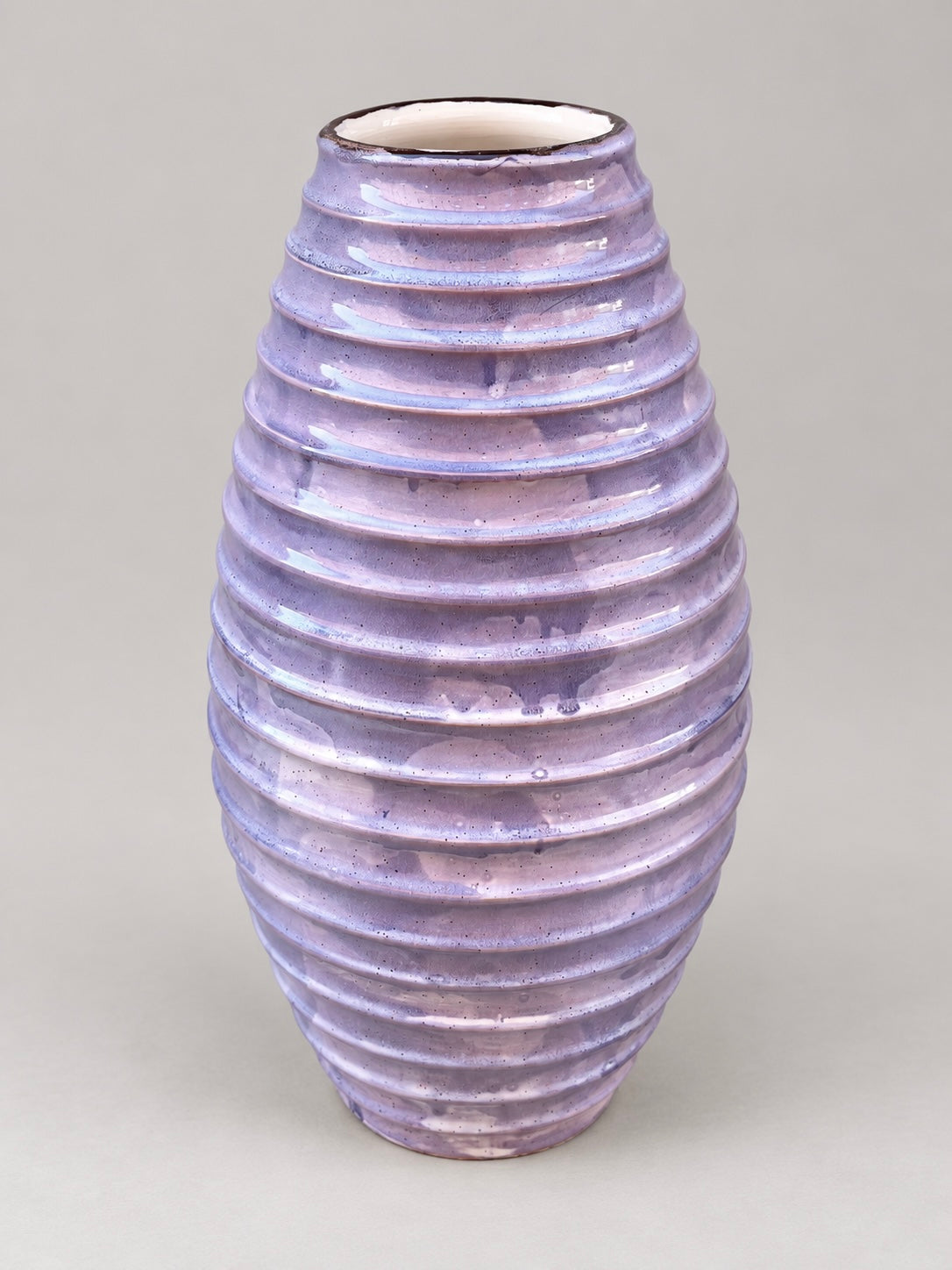 Vaso alto ARMONIA A RIGHE colore AURORA