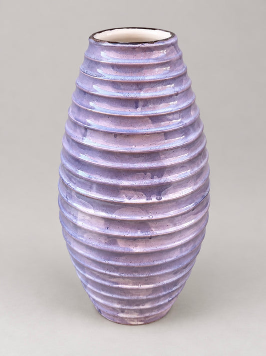 Vaso alto ARMONIA A RIGHE colore AURORA