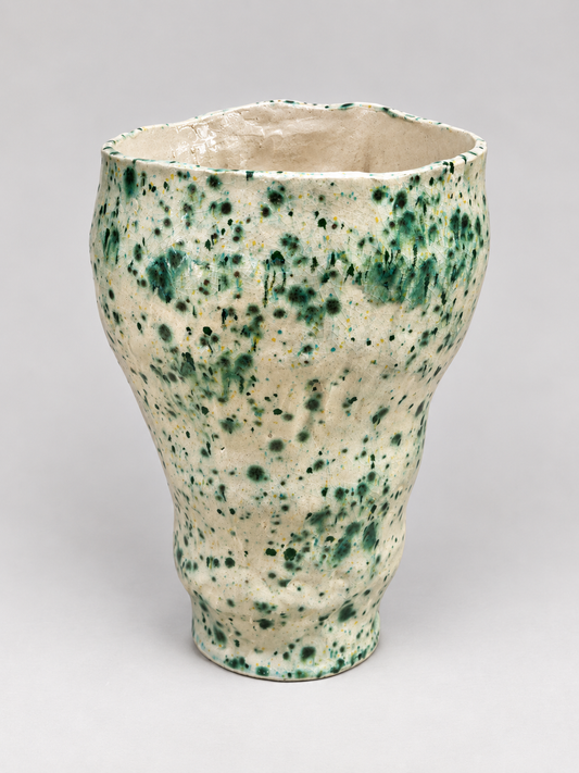 Vaso alto ELEMENTS | pezzo unico bianco