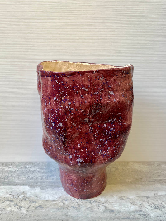 Vaso alto CALYX | pezzo unico