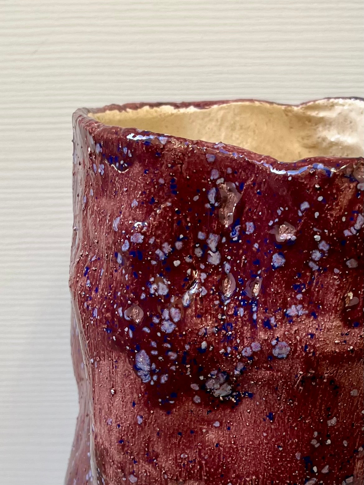 Vaso alto CALYX | pezzo unico