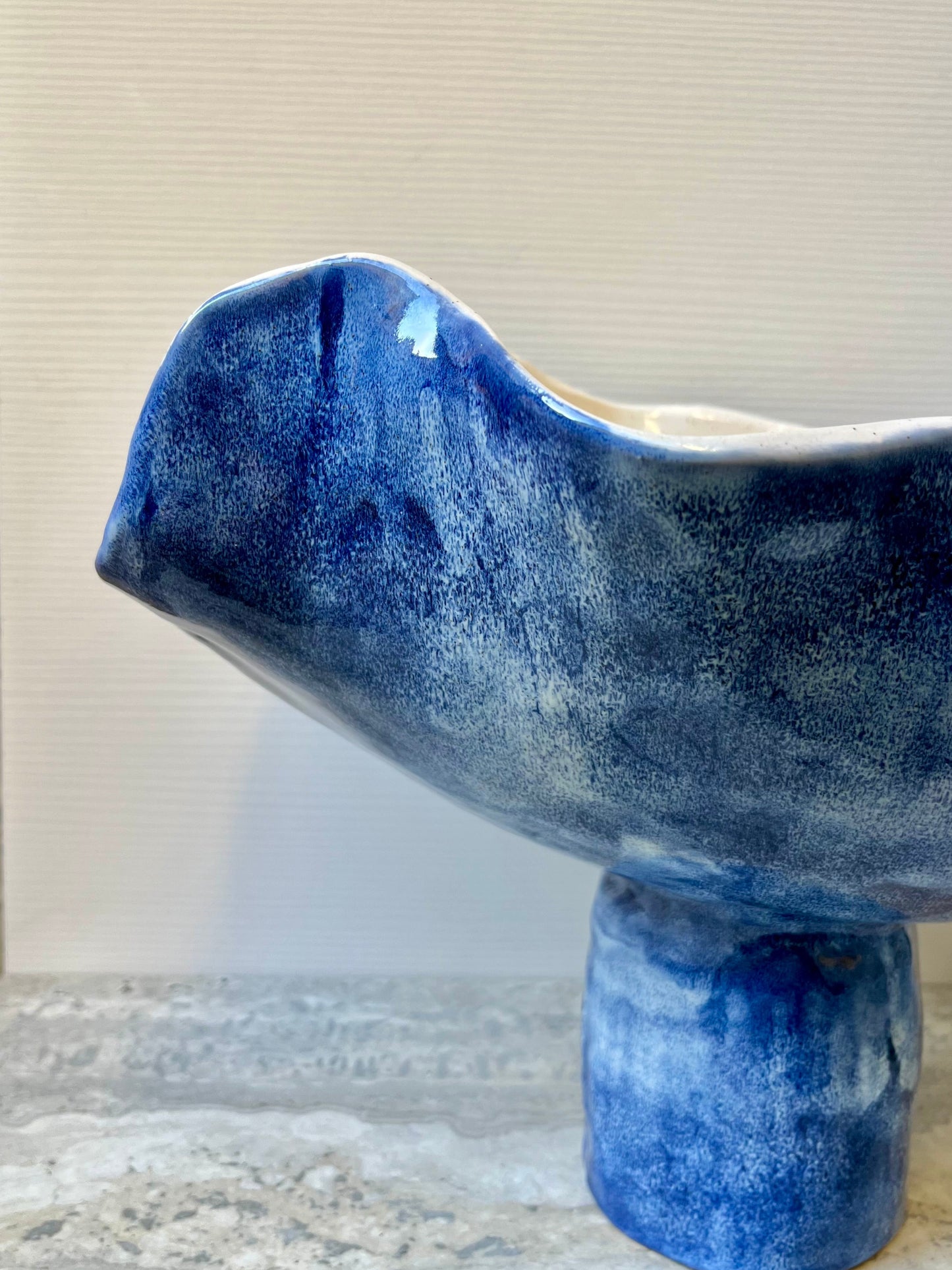 Vaso ovale ORGANICO | pezzo unico