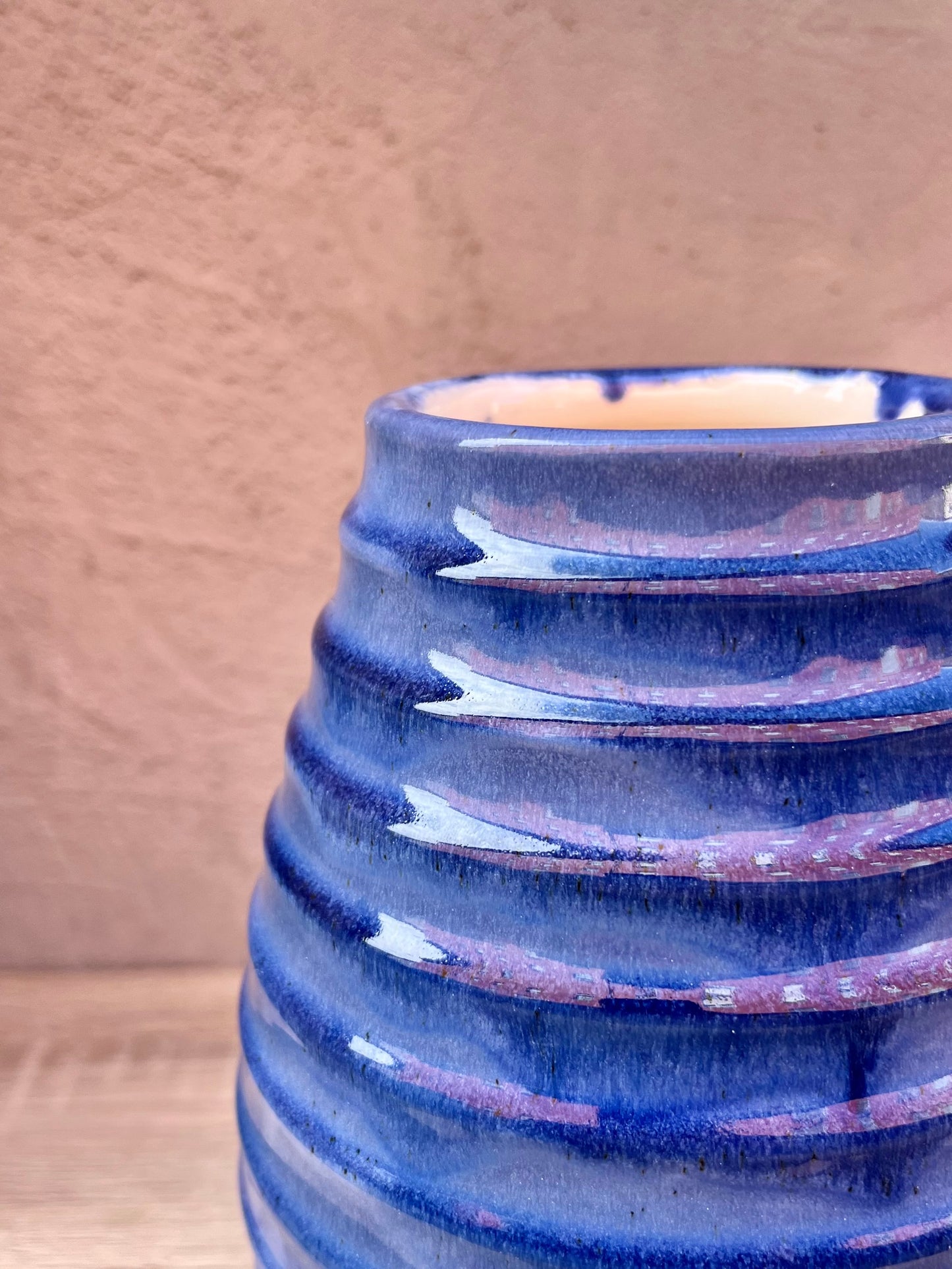 Vaso alto ARMONIA A RIGHE