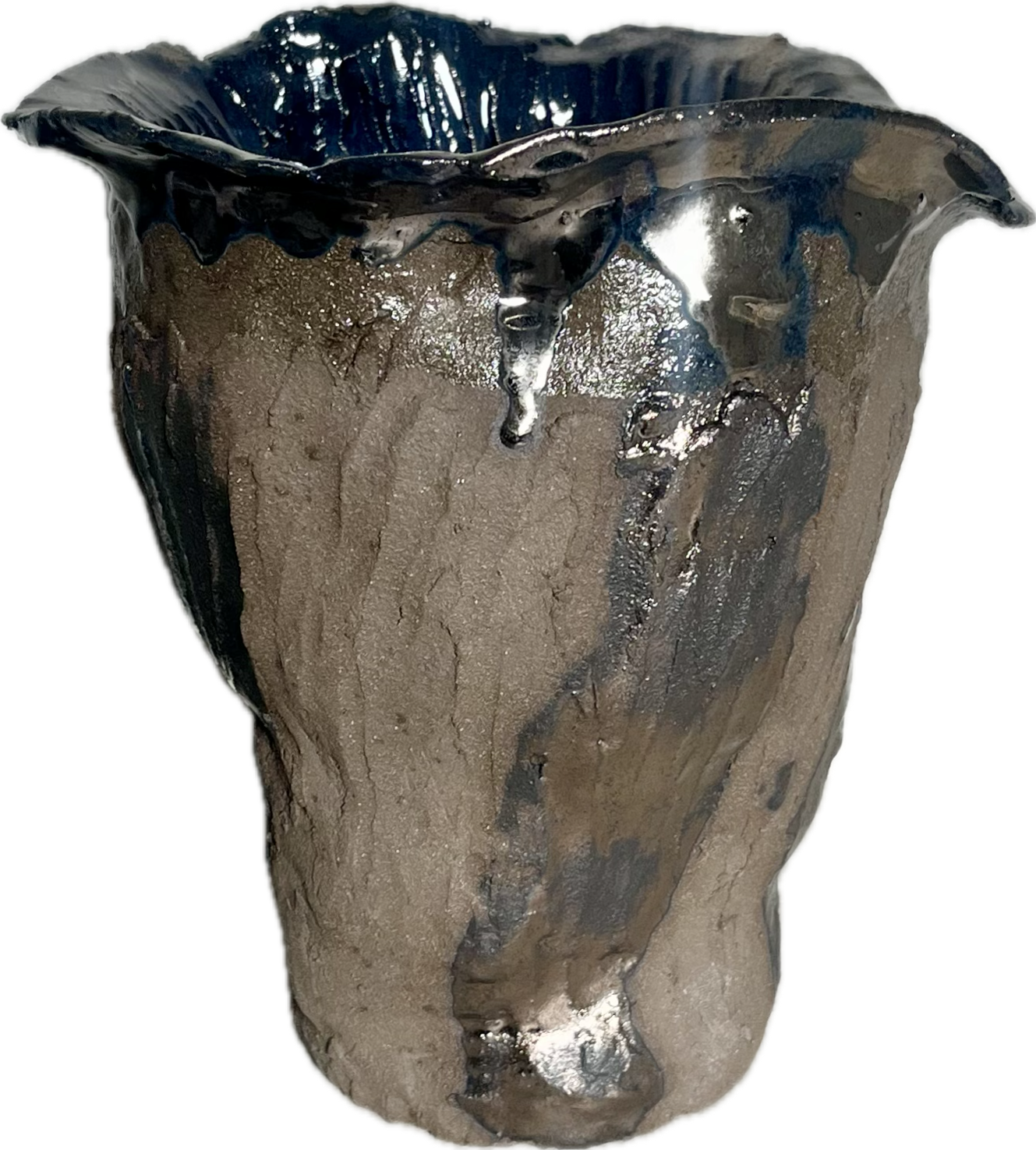Vaso alto PAPER MOON | pezzo unico